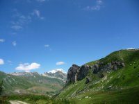 Au dessus du lac de Roselend